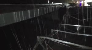Colapsa por completo el puente Mocá, en Chicacao, Suchitepéquez