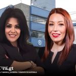 Teresita de Leon secretaria general de la UNE y la presidenta del Parlacen. Foto La Hora