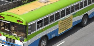 Desde Calzada Roosevelt y Paseo de los Campeones se moviliza el servicio de pasajeros por subsidio. Foto La Hora: José Orozco