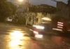 Motorista siendo arrollado por tráiler en la zona 12 capitalina. Foto La Hora: Captura de Pantalla