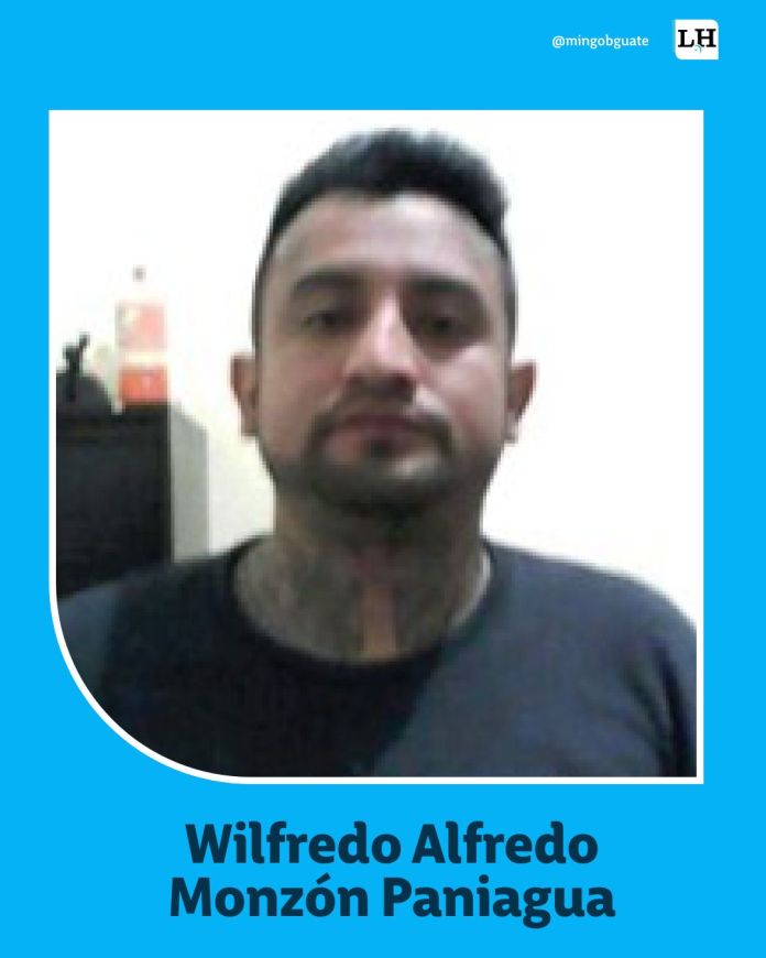 WILFREDO ALFREDO MONZON PANIAGUA. Foto La Hora: PNC