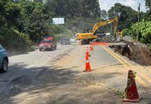 CIV anuncia cierre total del kilómetro 194 de la ruta Cito-Zarco Kilómetro 194 de la ruta Cito-Zarco, que conecta Retalhuleu y Quetzaltenango. Foto La Hora: CIV.