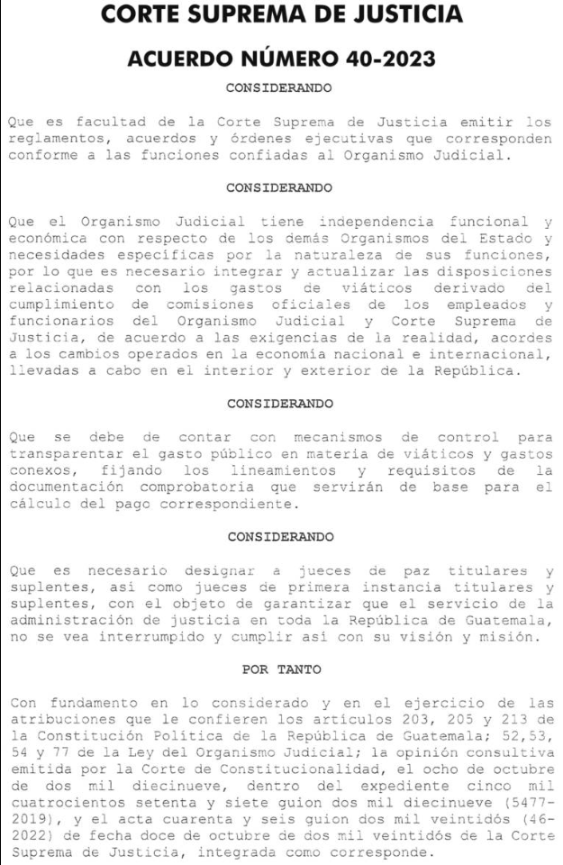 Acuerdo aprobado en 2023 y publicado el mes pasado. Foto La Hora: DCA