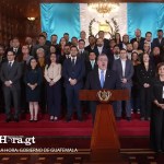 El presidente, Bernardo Arévalo, en cadena nacional, señala a Consuelo Porras y Fredy Orellana de intentar dar un golpe de Estado. Foto: Gobierno de Guatemala