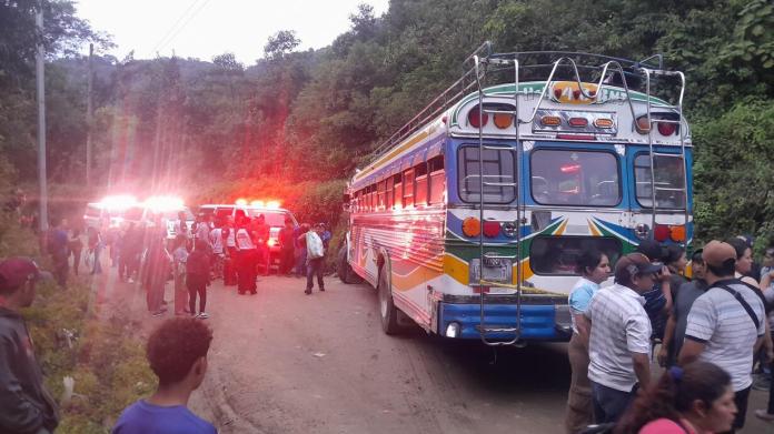 ataque armado a bus Se registra un ataque armado en el km 29 de la ruta que conduce de San José Pinula hacia Mataquescuintla.
