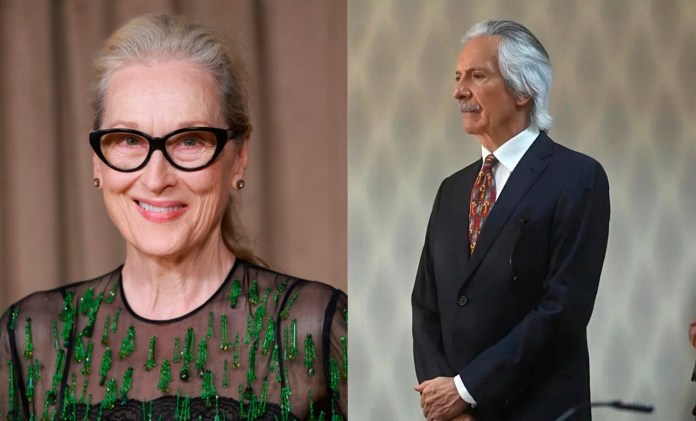 La actriz de cine Meryl Streep aseguró que José Rubén Zamora debería de salir de prisión y continuar su trabajo como periodista. Foto La Hora / EFE / Archivo