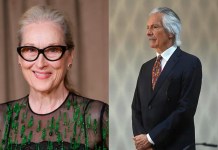 La actriz de cine Meryl Streep aseguró que José Rubén Zamora debería de salir de prisión y continuar su trabajo como periodista. Foto La Hora / EFE / Archivo