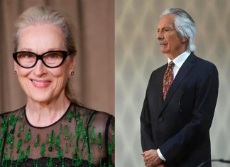 La actriz de cine Meryl Streep aseguró que José Rubén Zamora debería de salir de prisión y continuar su trabajo como periodista. Foto La Hora / EFE / Archivo