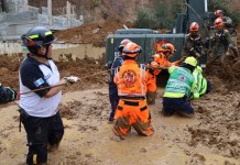 Brigadistas rescatados de derrumbe en km 24 CAES permanecen fuera de peligro en Centro Médico Militar Autoridades confirman rescate exitoso de brigadistas atrapados durante labores de búsqueda.