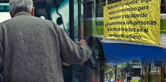 Transportistas solicitan subsidio para el adulto mayor, Foto; La Hora: Archivo/Canva