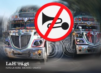 Un promedio de 15 sanciones a pilotos de buses extraurbanos han sido sancionados por la Policía Municipal de Tránsito de la capital (PMT) por ocasionar sonidos estridentes con sus bocinas modificadas. Arte La Hora: Alejandro Ramírez