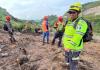 Los cuerpos de socorro buscan a dos personas desaparecidas en desastres naturales en San Marcos y Guatemala. Foto La Hora: Asombond