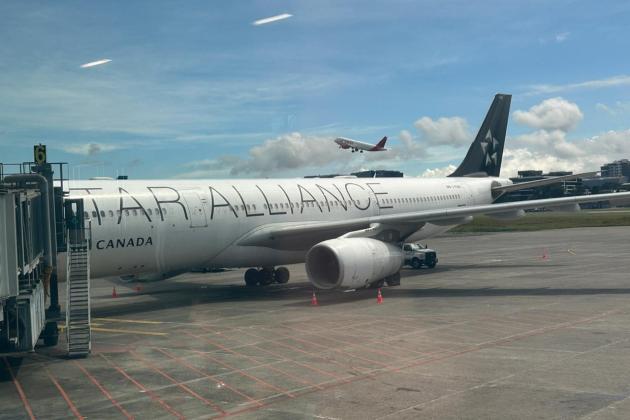 Vuelo directo de Air Canadá. Foto La Hora: José Orozco.