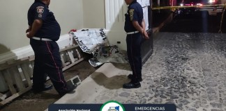 Bomberos Municipales Departamentales atendieron ataque armado en contra de dos guardias de seguridad, en Alotenango, Sacatepéquez. Foto: ASONBOMD GUATEMALA
