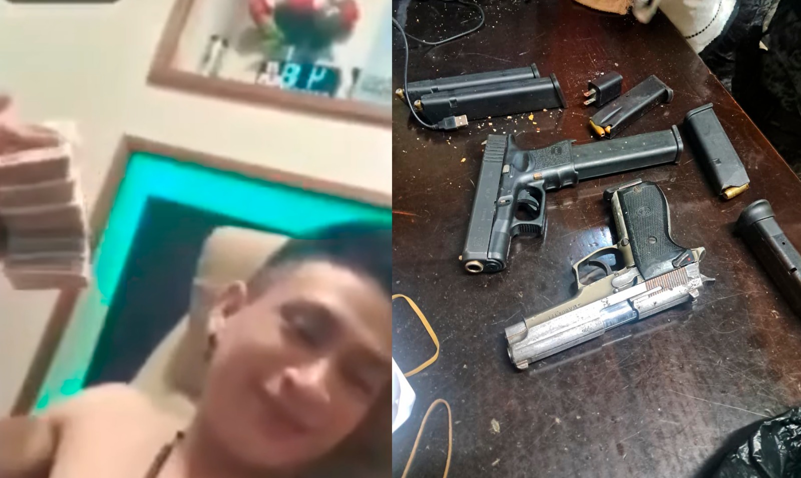 Localizan armas, celulares y dinero a reo que compartió lujos en la cárcel de Pavón en TikTok