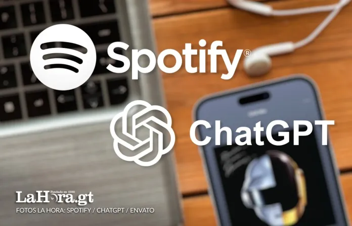 chatgpt y spotify La inteligencia artificial de ChatGPT se sincroniza con Spotify para mejorar la experiencia musical. Foto: La Hora/ Spotify/ ChatGPT/ Envato.