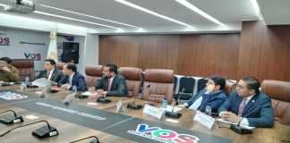 Los directores del Directorio de la Superintendencia de Competencia acuden a citación del diputado Orlando Blanco. Foto: La Hora