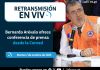 Retransmisión: Bernardo Arévalo ofrece conferencia de prensa desde la Conred.