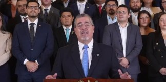 El presidente Bernardo Arévalo convocó a la Organización de Estados Américanos (OEA) por el intento de Golpe de Estado. Foto La Hora: Presidencia