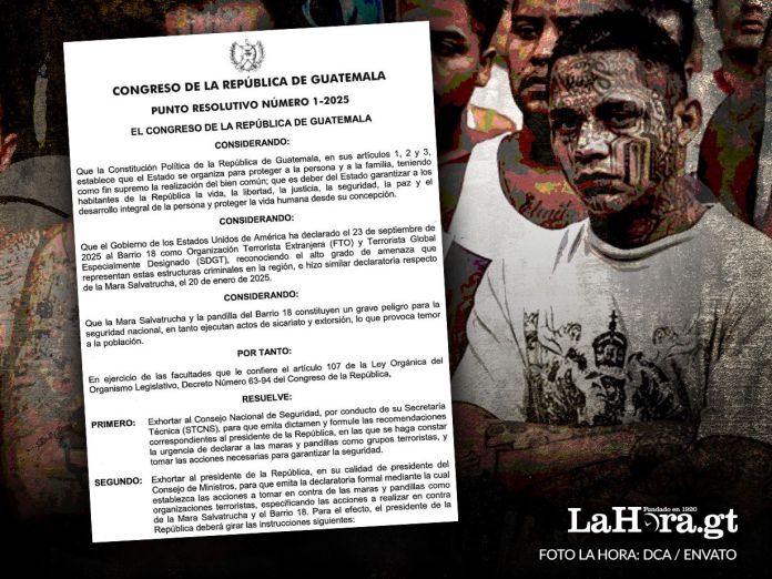 Designación de maras y pandillas como terroristas pide investigación financiera y reclusión de integrantes.