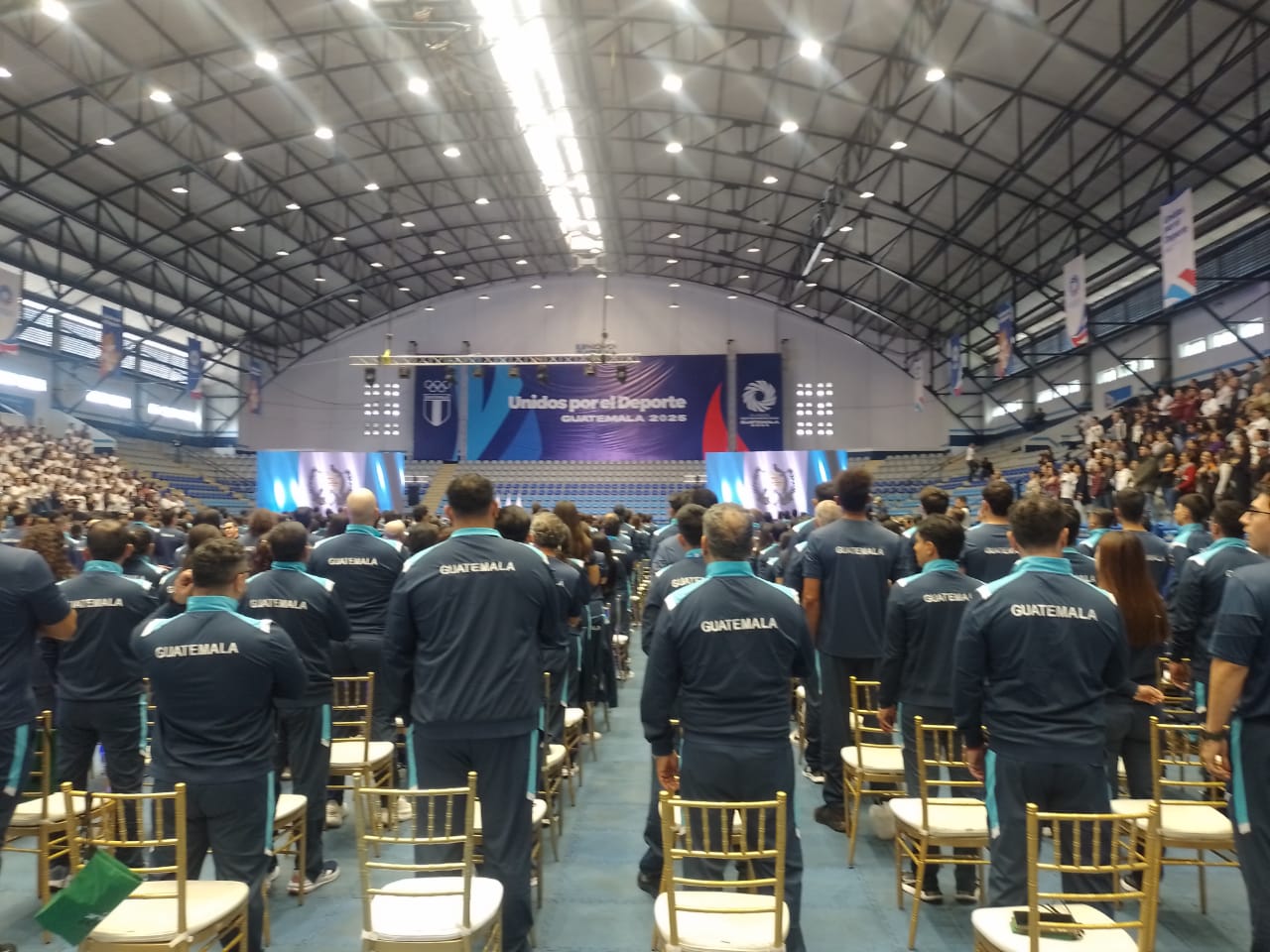 Acto ceremonial de la juramientación de atletas para los XII Juejos Centroamericanos. Foto: Carlos Vicente
