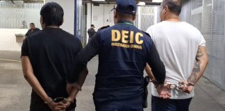 PNC reporta la captura de tres hombres que acababan de ingresar al país tras ser deportados.