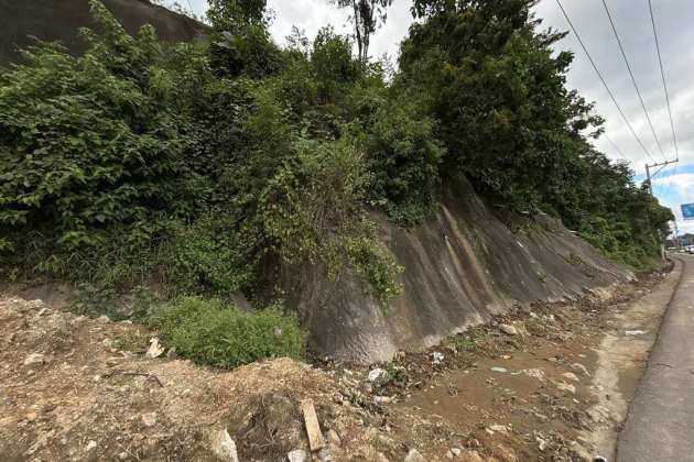 Derrumbe Km 24 y 25 ruta a El Salvador