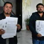 Dos estudiantes decidieron ponerse a disposición de juez y ser sometidos a su captura luego de diversas reprogramaciones de audiencias. Foto La Hora: Daniel Ramírez