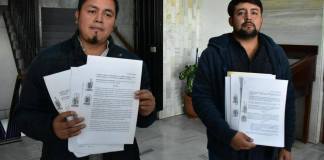 Dos estudiantes decidieron ponerse a disposición de juez y ser sometidos a su captura luego de diversas reprogramaciones de audiencias. Foto La Hora: Daniel Ramírez