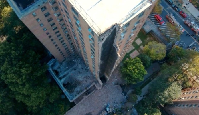 Explosión en edificio en Nueva York Foto proporcionada por AP: Departamento de Bomberos de Nueva York (FDNY)