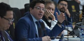 La comisión de Finanzas del Congreso ha tenido audiencias para escuchar la petición de presupuesto de los ministerios e instituciones públicas. Foto: La Hora / José Orozco