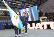 María Alejandra Higueros, abanderada de Guatemala en los Juegos Centroamericanos 2025.