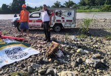 Localización del cuerpo sin vida de un hombre en un río de Quetzaltenango. Foto La Hora: CVB.