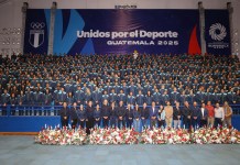 Juegos Centroamericanos 2025: Bonilla e Higueros serán los abanderados de Guatemala Atletas participan en juramentación para los XII juegos centroamericanos 2025. Foto: Carlos Vicente