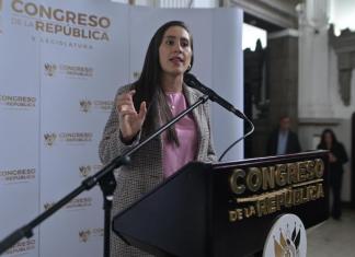 La diputada Karina Paz presentó un amparo en la Corte de Constitucionalidad contra el Decreto 9-2025. Foto: La Hora / Fabricio Alonzo