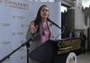La diputada Karina Paz presentó un amparo en la Corte de Constitucionalidad contra el Decreto 9-2025. Foto: La Hora / Fabricio Alonzo