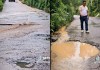 De acuerdo al alcalde de Santa Rosa de Lima, Caminos iniciará los trabajos de recapeo y limpieza en la ruta del Tecolote. Foto La Hora: RRSS