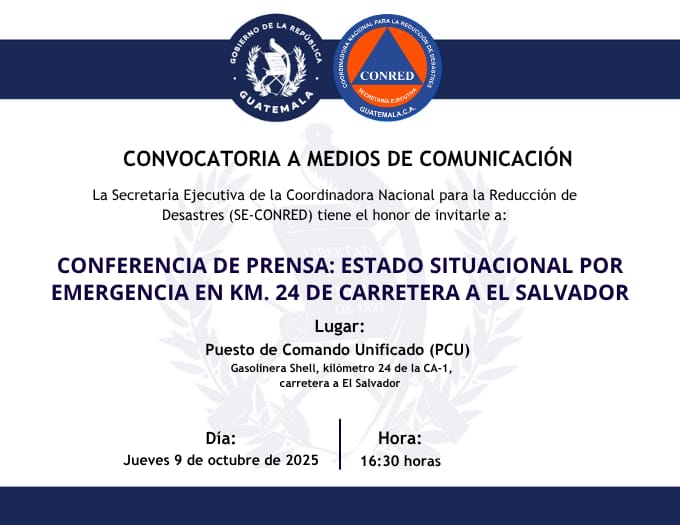 Foto La Hora: Conred.