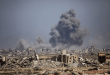 Israel encabeza una serie de bombardeos en la Franja de Gaza en medio de una tregua de alto al fuego en la región. Foto La Hora: EFE