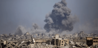 Israel encabeza una serie de bombardeos en la Franja de Gaza en medio de una tregua de alto al fuego en la región. Foto La Hora: EFE