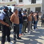 Los dos pandilleros recapturados en Huehuetenango tras su fuga de Fraijanes II, fueron trasladados al Preventivo de la zona 18. Foto La Hora: PNC