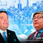 Allan Rodríguez, de la bancada VAMOS, arremetió contra el ministro de Gobernación, Francisco Jiménez, y exigió su destitución. Arte La Hora: Alejandro Ramírez.