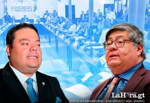 “Destituyan a ese mequetrefe”: Allan Rodríguez exige a Arévalo destituir al Ministro de Gobernación Allan Rodríguez, de la bancada VAMOS, arremetió contra el ministro de Gobernación, Francisco Jiménez, y exigió su destitución. Arte La Hora: Alejandro Ramírez.