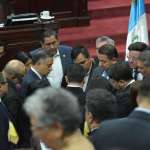 Los jefes de bloque discuten las enmiendas a iniciativa de ley 5692 que busca combatir las maras y pandillas. Foto: La Hora / José Orozco