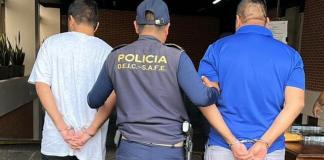 Autoridades capturaron a Marlon Orlando Barrientos, junto a otros dos deportados, acusado de participar en el asesinato del abogado Rodrigo Rosenberg. Foto La Hora: PNC