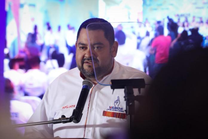 El hermano de Allan Rodríguez, el diputado Luis Alberto Rodríguez, será el secretario general del partido Vamos. Foto La Hora: Daniel Ramírez