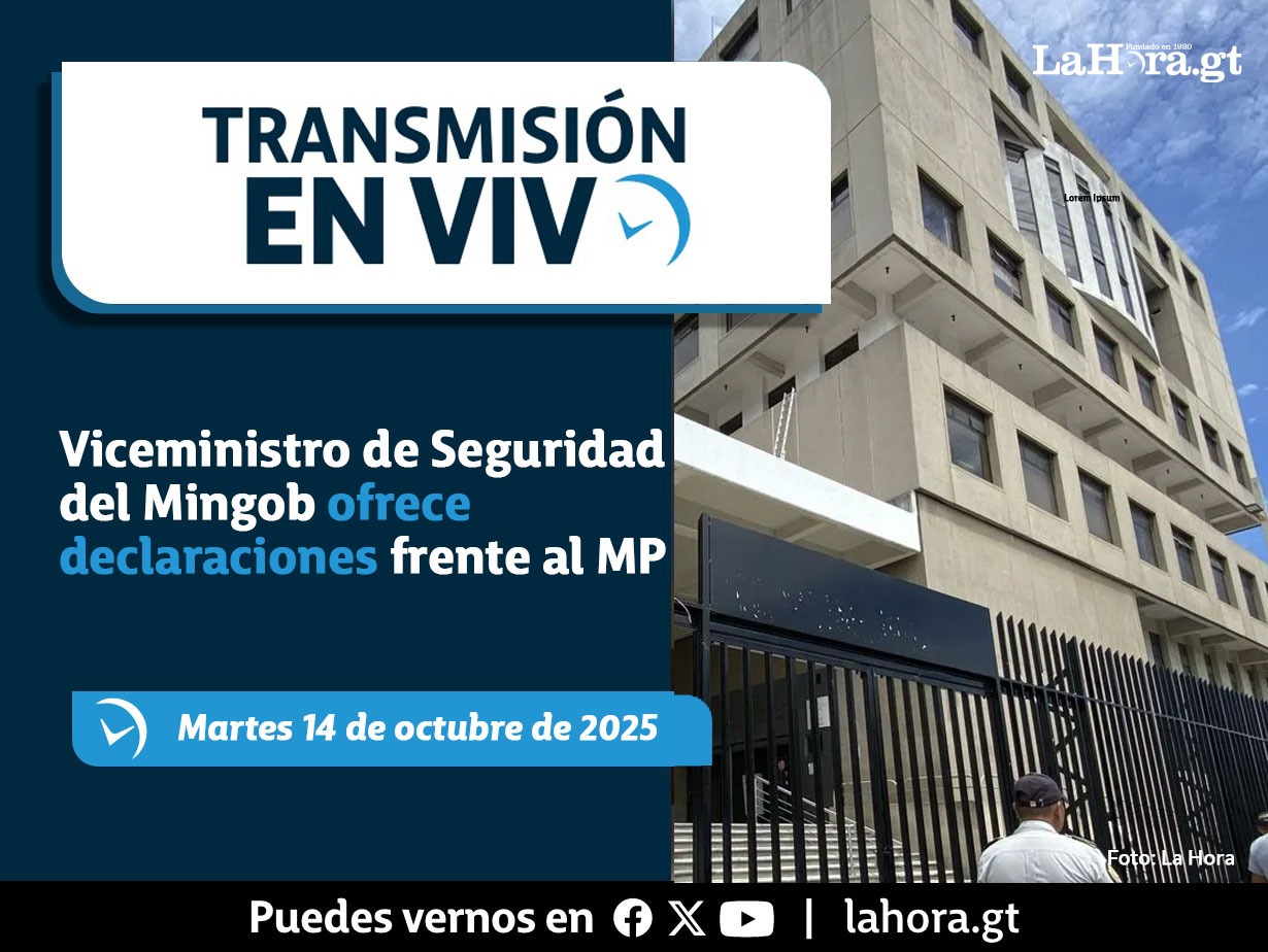 En vivo: Viceministro de Seguridad del Mingob ofrece declaraciones frente al MP