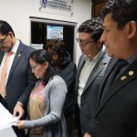 Los diputados se presentaron en la madrugada de este viernes a la CC para accionar contra la Ley Codedes. Foto: Movimiento Semilla