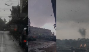 VIDEO: Torbellinos causan daños en varios sectores de la Ciudad Capital y municipios aledaños