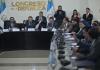 Varios jefes de bloque se pronunciaron por el veto presidencial al Decreto 7-2025, que favorecía a los Codedes. Foto: La Hora / Fabricio Alonzo